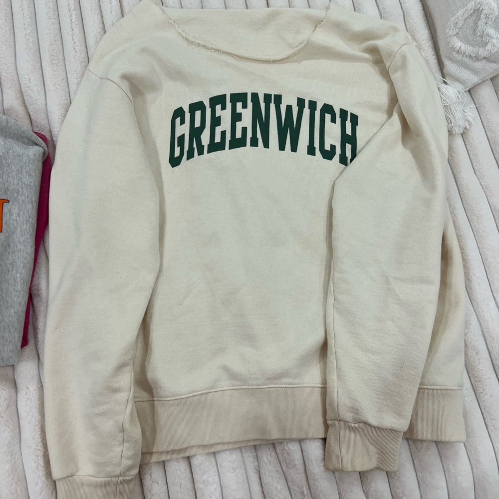 Greenwich Cream Sweater One Size Brandy Melville